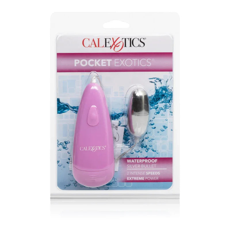 Pocket Exotics Waterproof Silver Bullet - Pink - MyPleasure