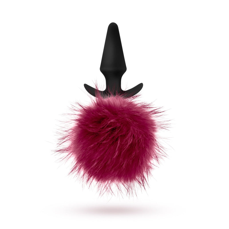 Pom Plugs Fur Pom Pom - Burgundy