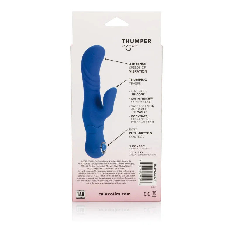 Posh Silicone Thumper G - Blue - MyPleasure