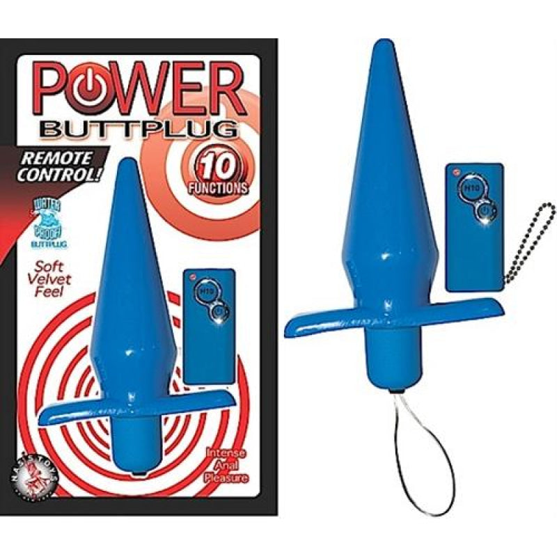 Power Buttplug Remote Control - Blue