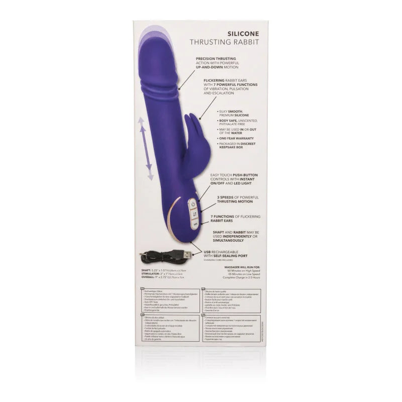 Premium Jack Rabbit Silicone Thrusting Rabbit - MyPleasure