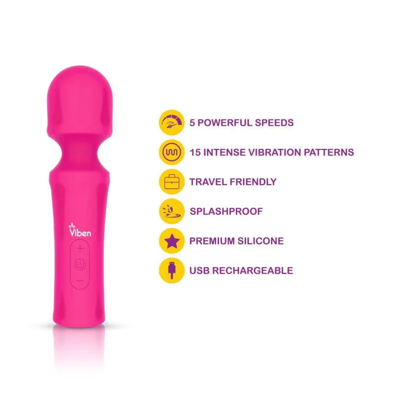 Presale Only - Mighty Muse - Hot Pink - Powerful Personal Wand - Massager - MyPleasure