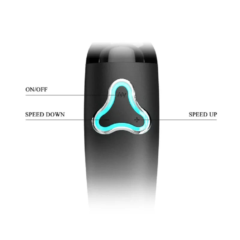 Pretty Love Body Wand With Led Light - Black - MyPleasure