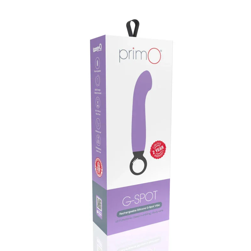 Primo G-Spot Rechargeable Vibrator - Lilac - MyPleasure