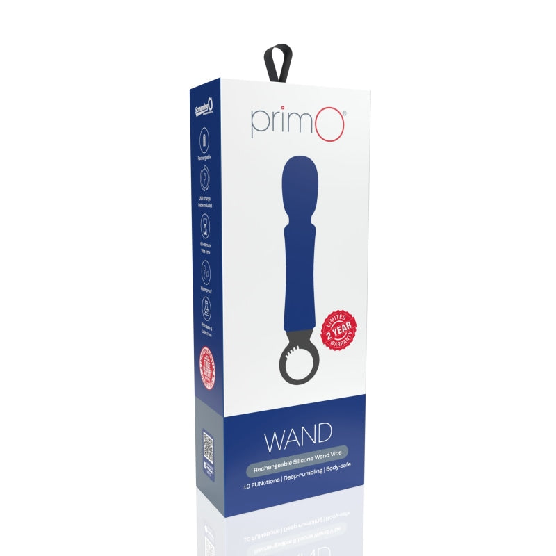 Primo Wand Rechargeable Vibe - Blueberry