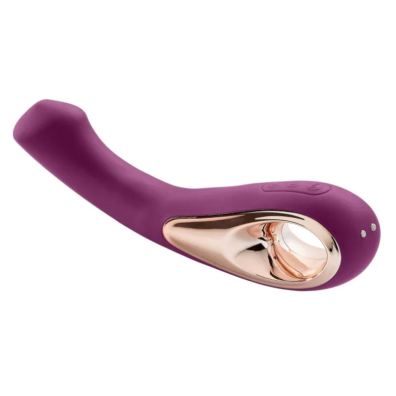 Pro Sensual Roller Touch Tri-Function G-Spot Curved Form - Plum - MyPleasure