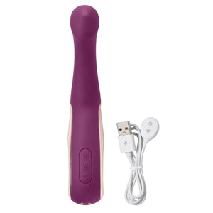 Pro Sensual Roller Touch Tri-Function G-Spot Curved Form - Plum - MyPleasure