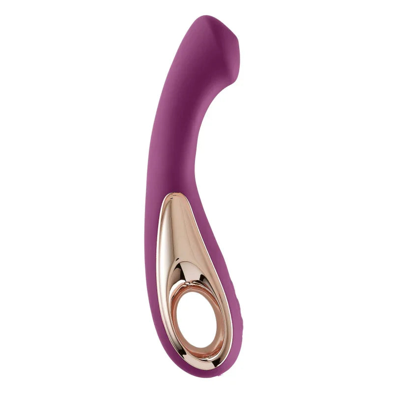 Pro Sensual Roller Touch Tri-Function G-Spot Curved Form - Plum - MyPleasure