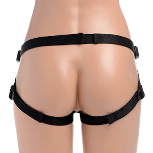 Proud Rainbow Silicone Dildo With Harness - MyPleasure