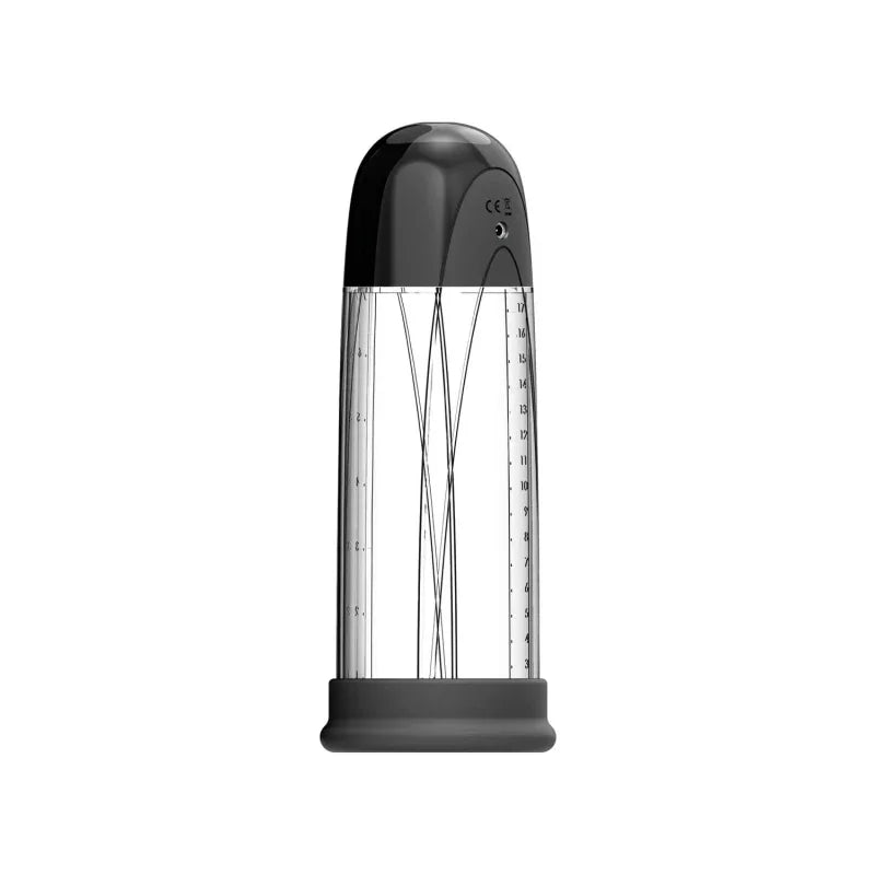 Pump Rechargeable Vacuum Penis - Just Black - MyPleasure