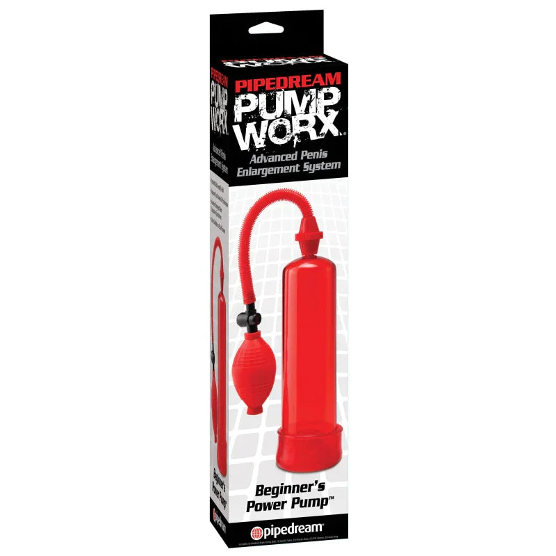 Pump Worx Beginners Power Pump - Red - MyPleasure