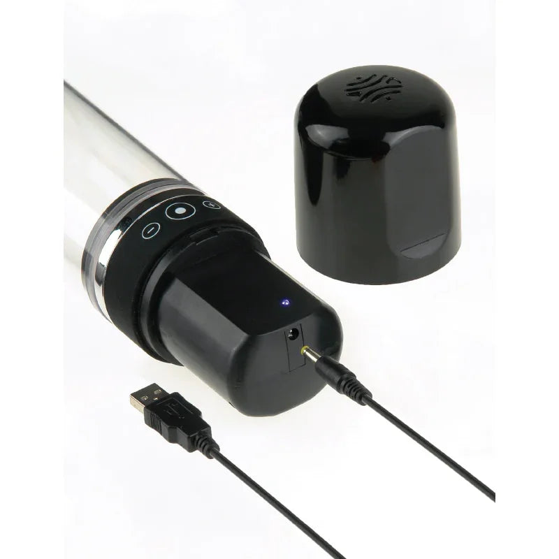 Pump Worx Rechargeable 3-Speed Auto-Vac Penis Pump - MyPleasure