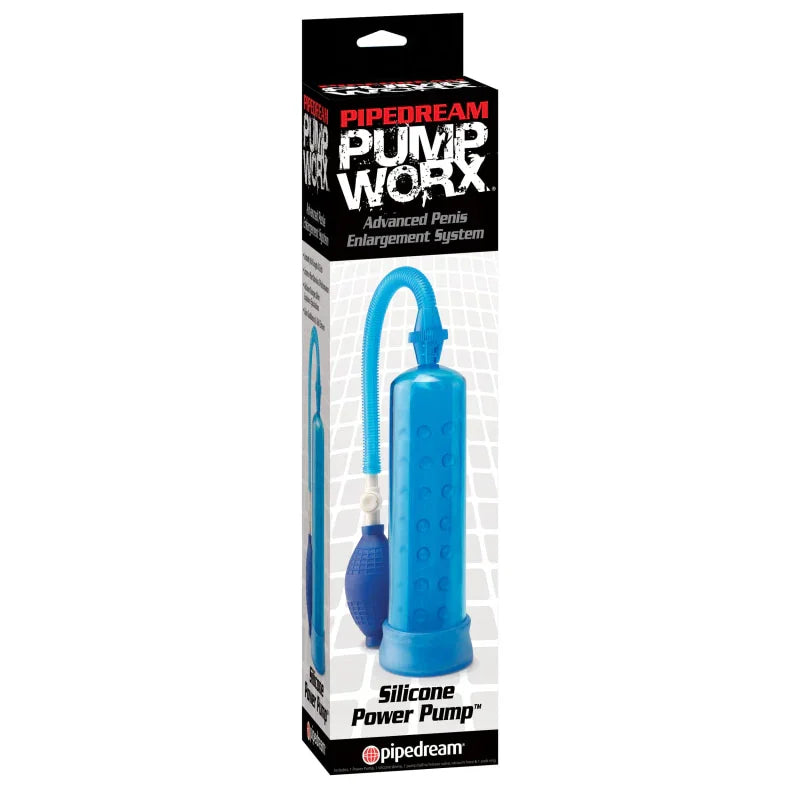Pump Worx Silicone Power Pump - Blue - MyPleasure