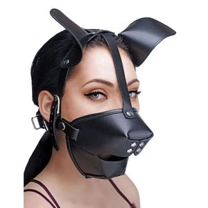 Pup Puppy Play Hood and Breathable Ball Gag - MyPleasure