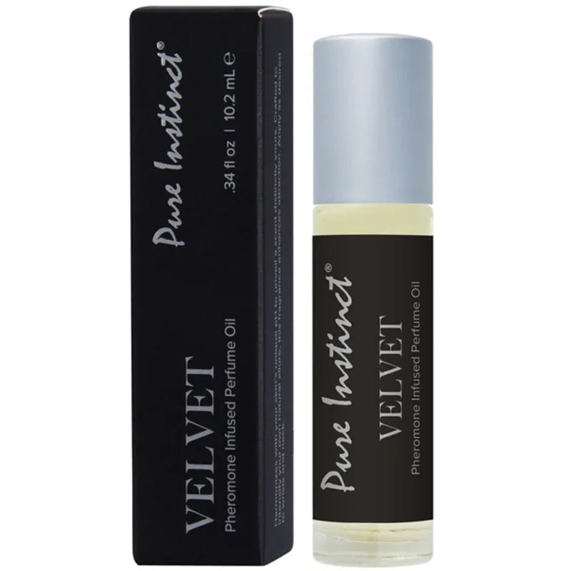 Pure Instinct Pheromone Fragrance Oil Velvet Roll on 10.2 ml 0.34 ml - MyPleasure
