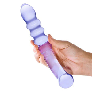 Purple Rain Ribbed Dildo - MyPleasure