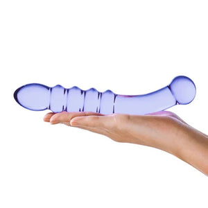 Purple Rain Ribbed Dildo - MyPleasure