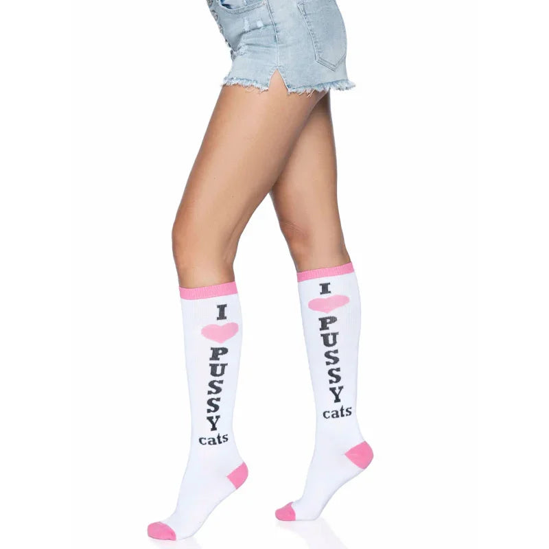 Pussycat Knee Highs - MyPleasure