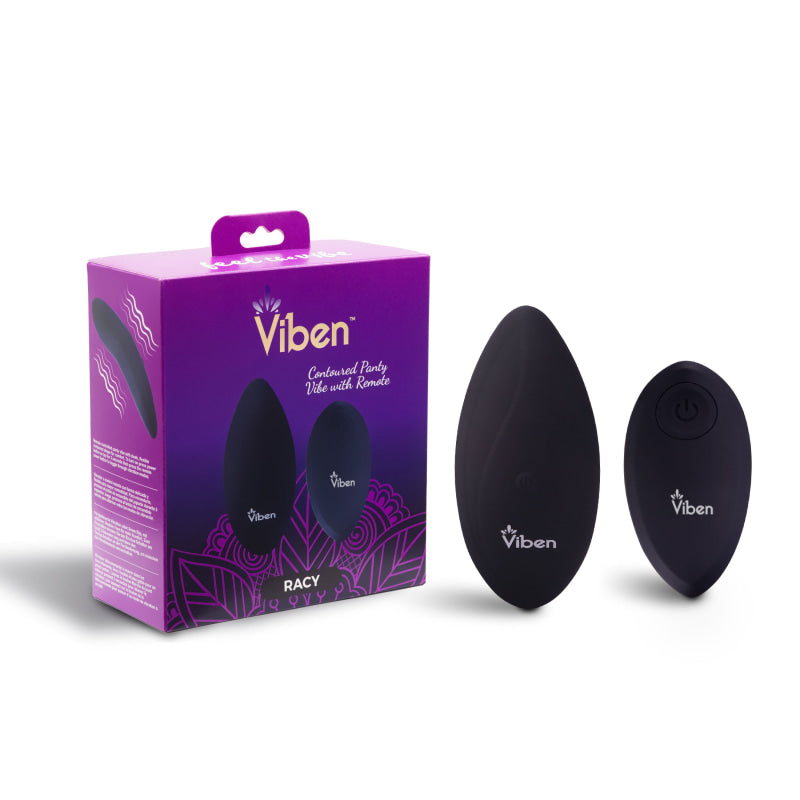 Racy Remote Control 10 Function Panty Vibe - Black