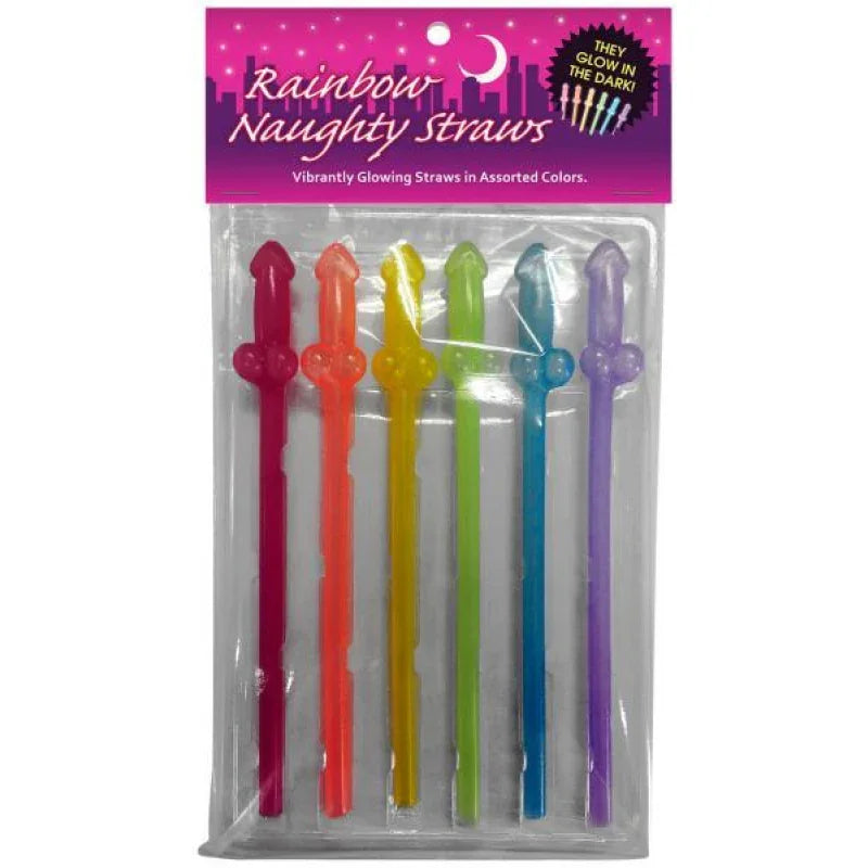 Rainbow Naughty Straws - MyPleasure