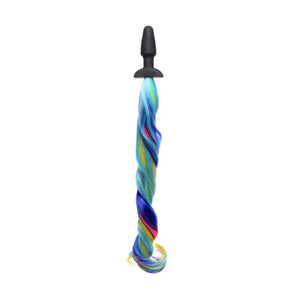 Rainbow Pony Tail Anal Plug - MyPleasure