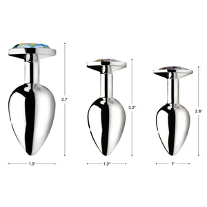 Rainbow Prism Gem Anal Plug - Large - MyPleasure