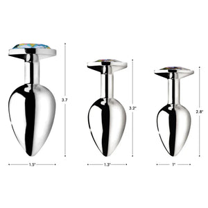 Rainbow Prism Gem Anal Plug - Large - MyPleasure
