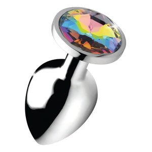 Rainbow Prism Gem Anal Plug - Large - MyPleasure