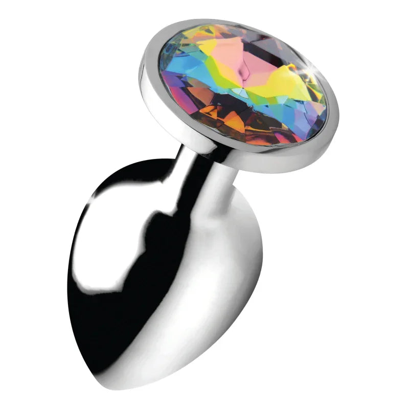 Rainbow Prism Gem Anal Plug - Large - MyPleasure