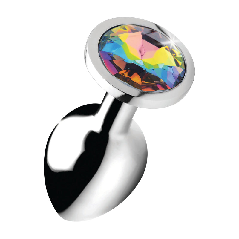 Rainbow Prism Gem Anal Plug - Medium