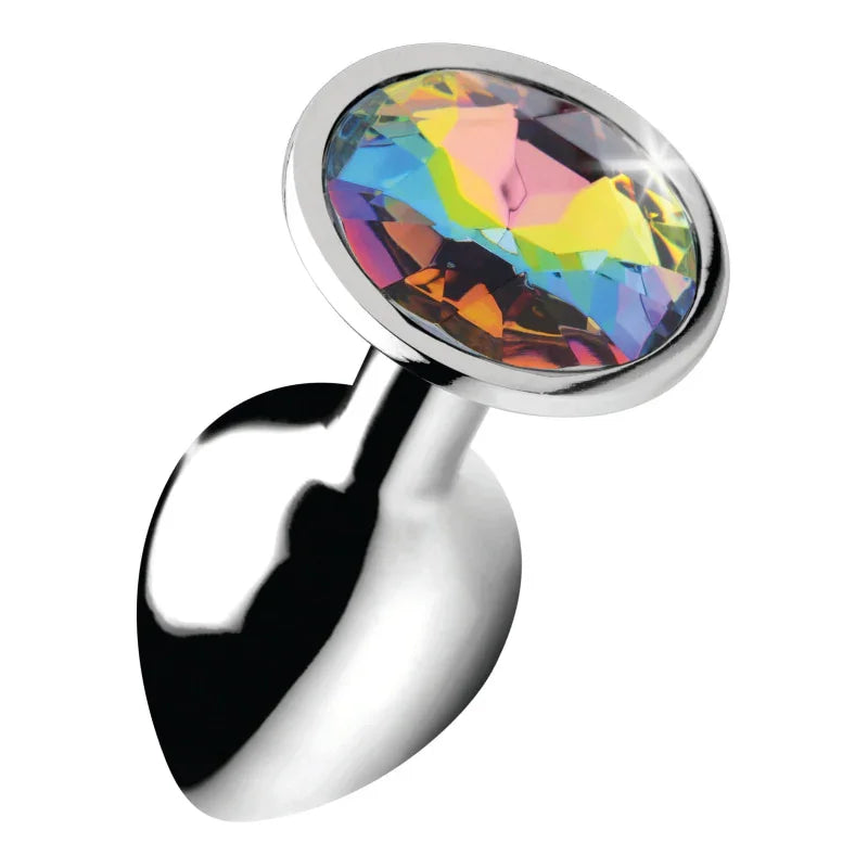 Rainbow Prism Gem Anal Plug - Small - MyPleasure