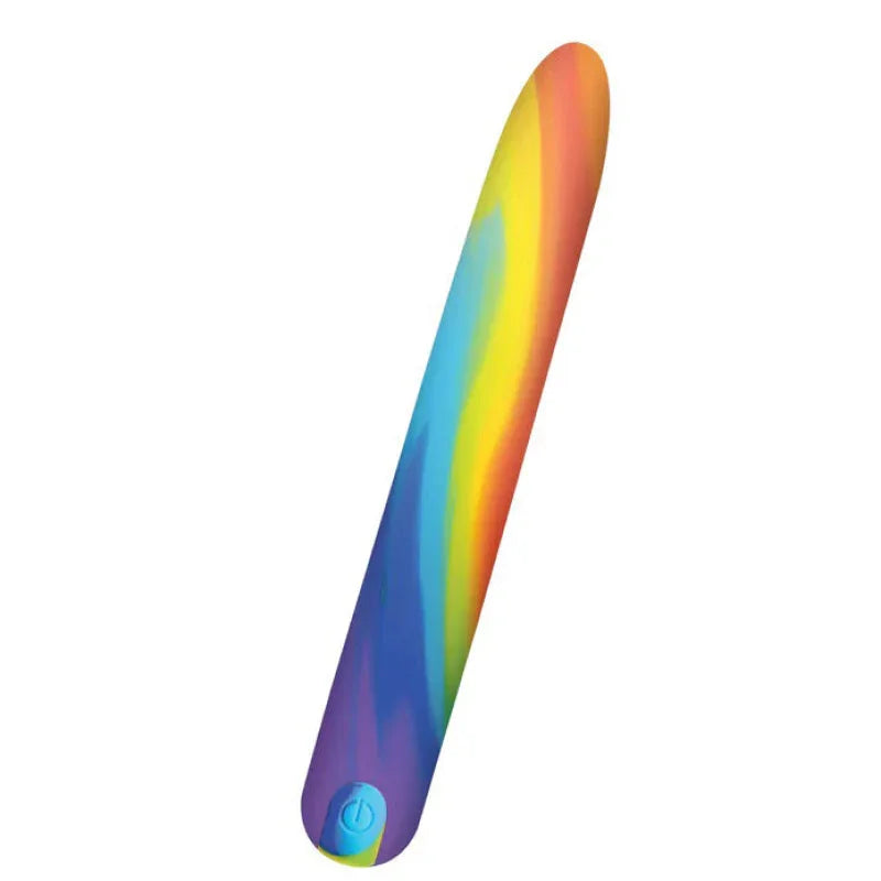 Rainbow Silicone Vibrator - MyPleasure