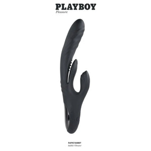 Rapid Rabbit - Vibrator - Black - MyPleasure