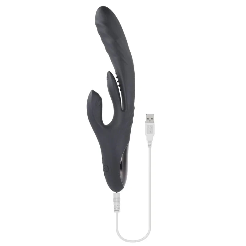 Rapid Rabbit - Vibrator - Black - MyPleasure