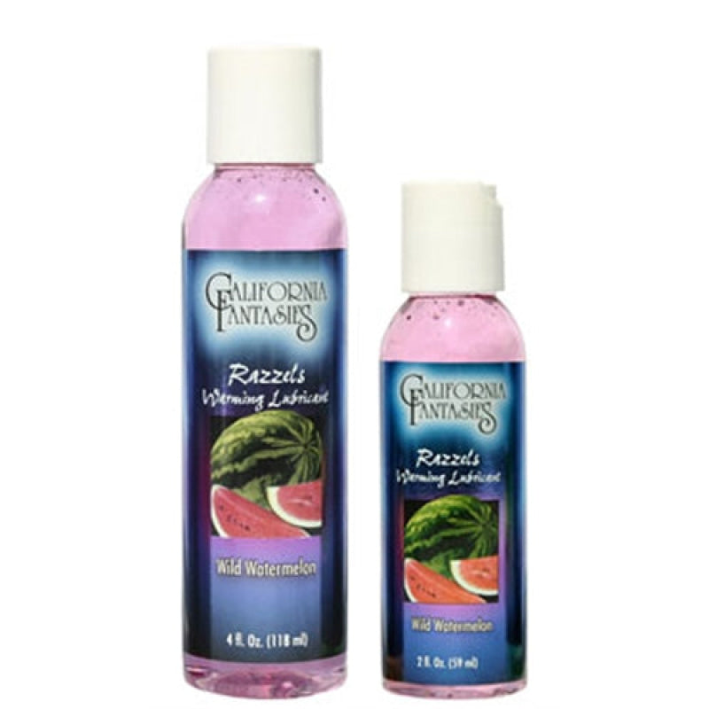 Razzels Warming Lubricant - Wild Watermelon - 4 Oz. Bottle