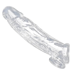 Realistic Clear Penis Enhancer and Ball Stretcher - MyPleasure