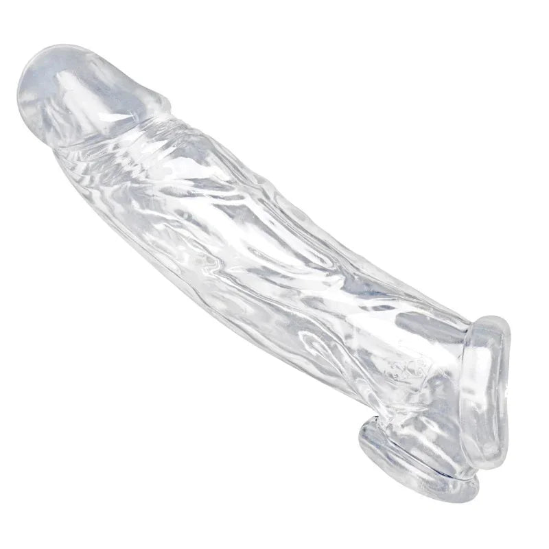 Realistic Clear Penis Enhancer and Ball Stretcher - MyPleasure