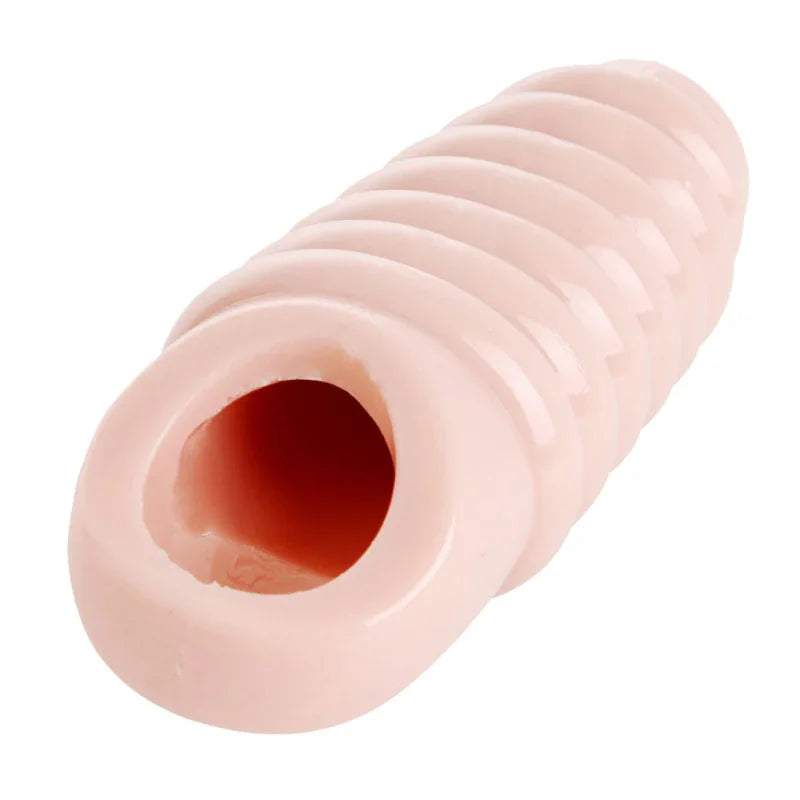 Really Ample Ribbed Penis Enhancer Sheath - MyPleasure