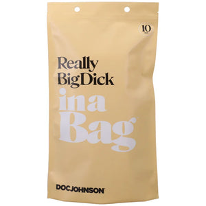 Really Big Dick in a Bag 10 Inch - Clear - MyPleasure