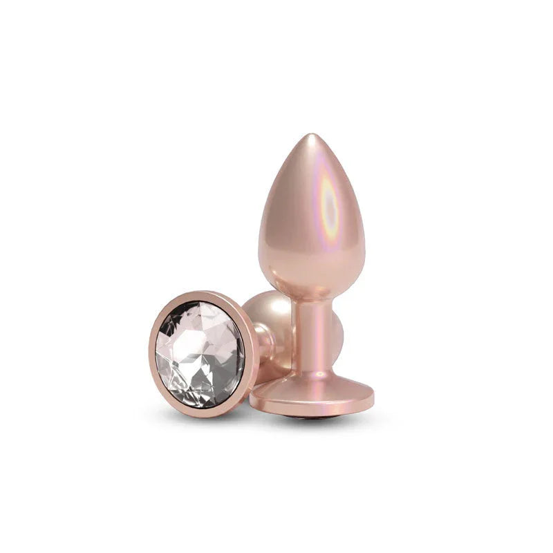 Rear Assets - Iridescent Champagne - Small - Clear - MyPleasure