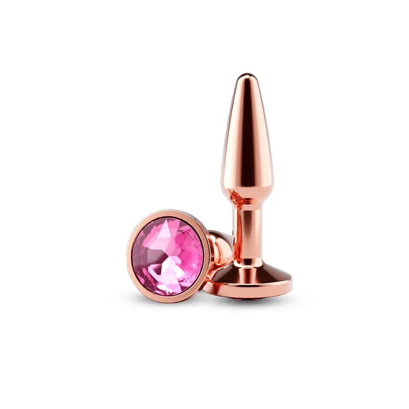 Rear Assets - Tapered - Small - Rose Gold - Pink - MyPleasure