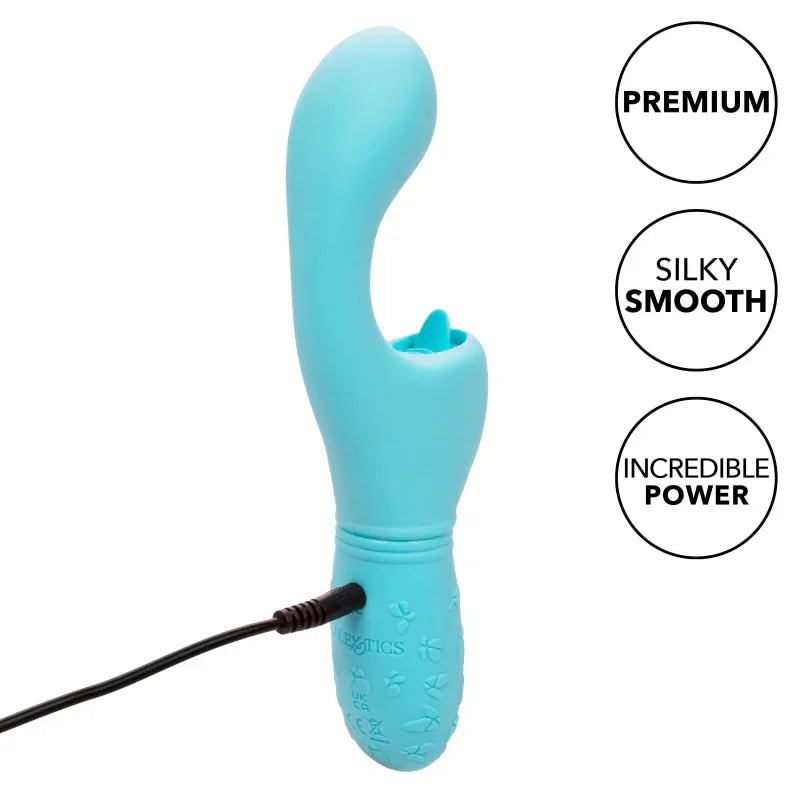 Rechargeable Butterfly Kiss Flicker - Blue - MyPleasure