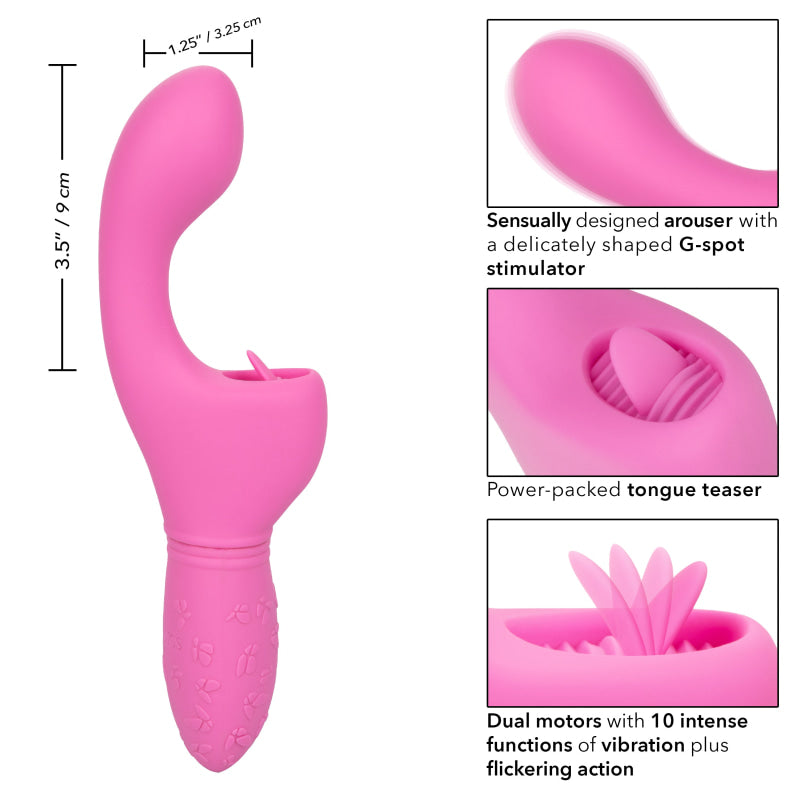 Rechargeable Butterfly Kiss Flicker - Pink