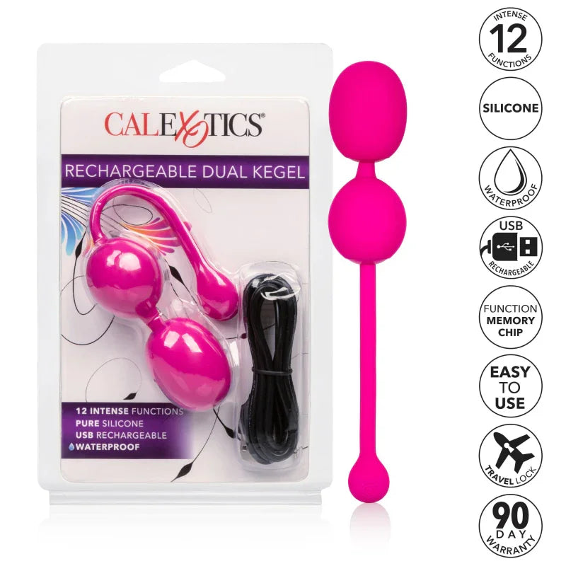 Rechargeable Dual Kegel - Pink - MyPleasure