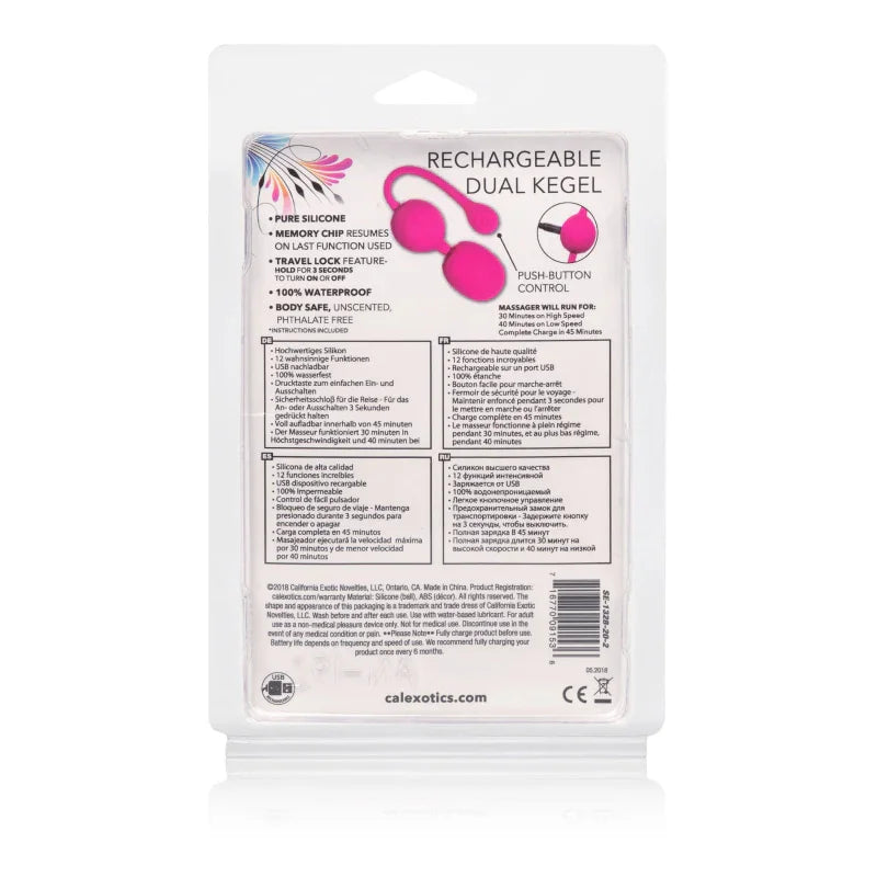 Rechargeable Dual Kegel - Pink - MyPleasure