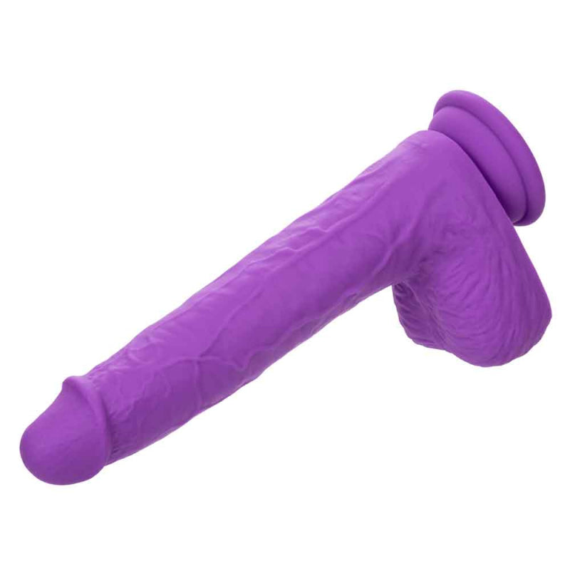 Rechargeable Gyrating and Thrusting Silicone Studs - Purple