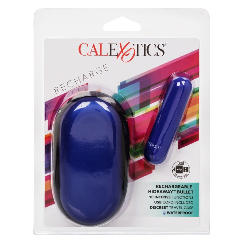 Rechargeable Hideaway Bullet - Blue - Eggs & Bullets