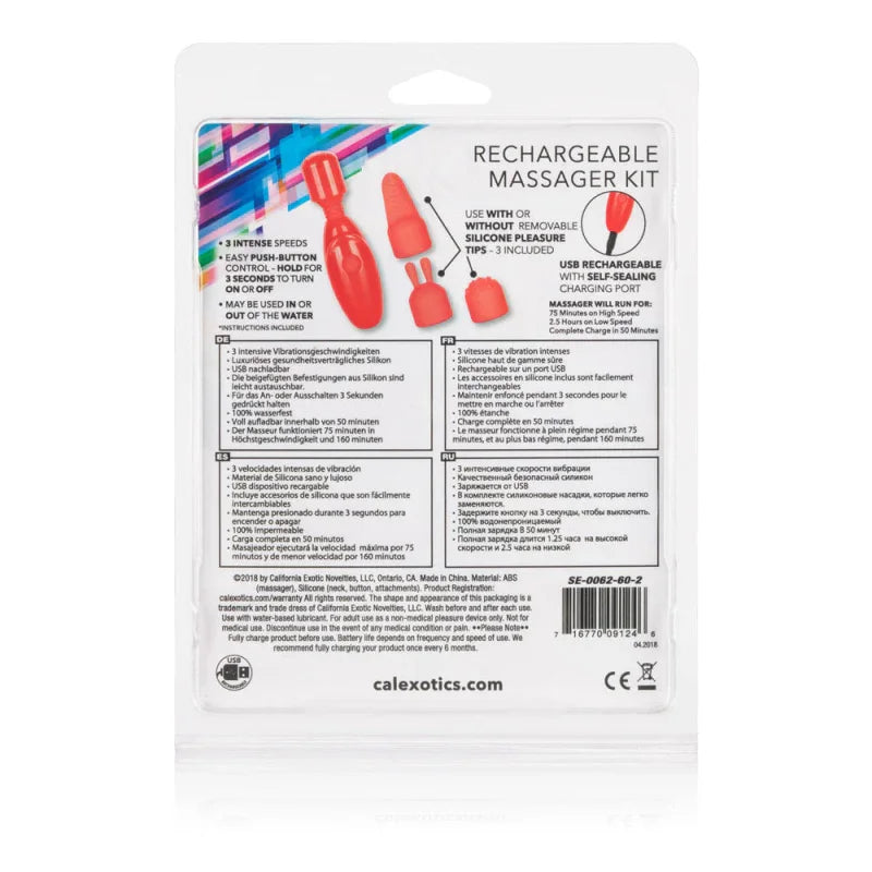 Rechargeable Massager Kit - MyPleasure