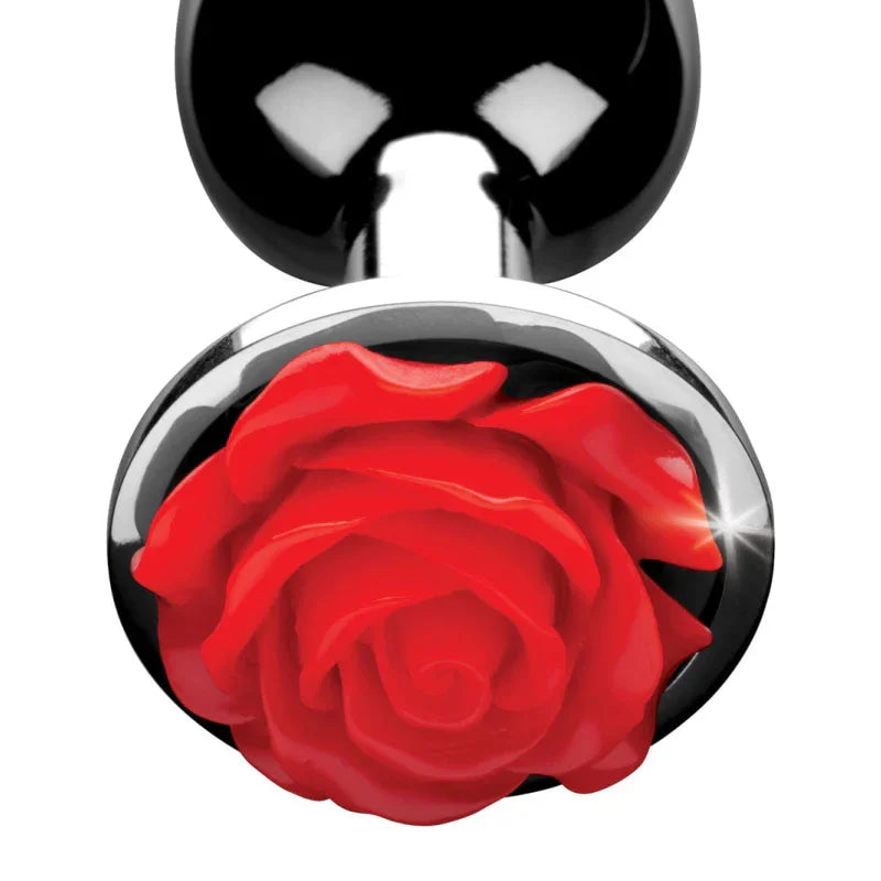 Red Rose Anal Plug - Medium - MyPleasure