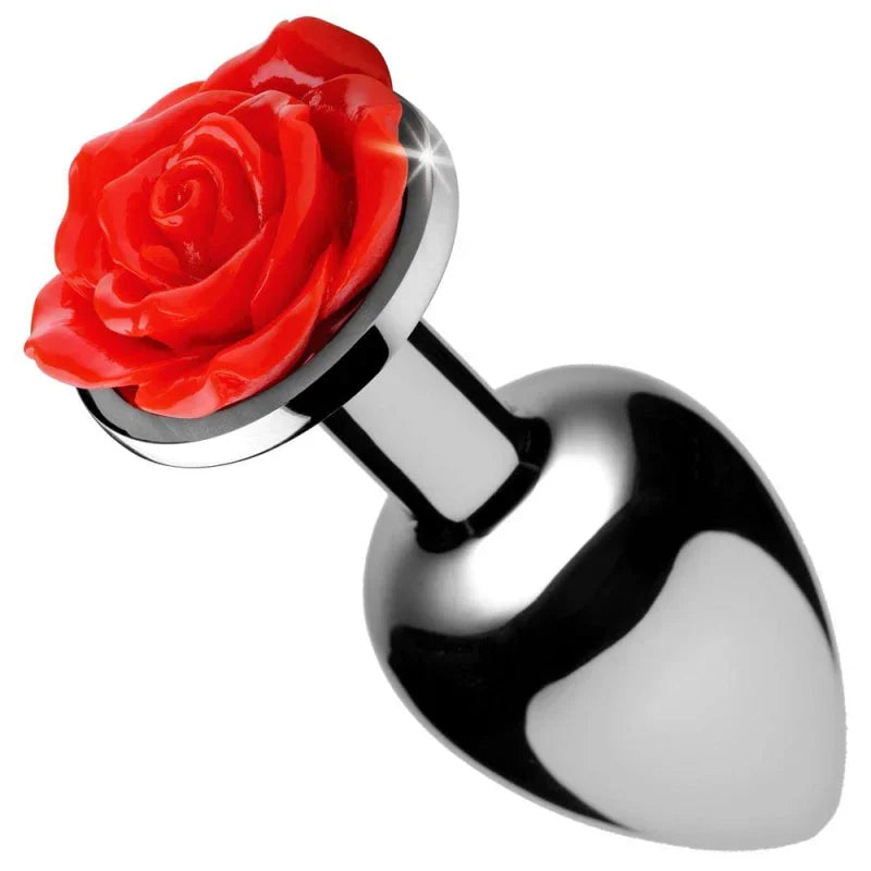 Red Rose Anal Plug - Medium - MyPleasure